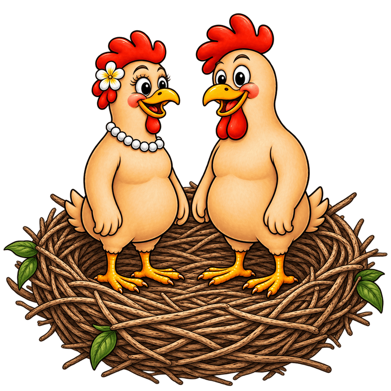 Naked Nesters mascots